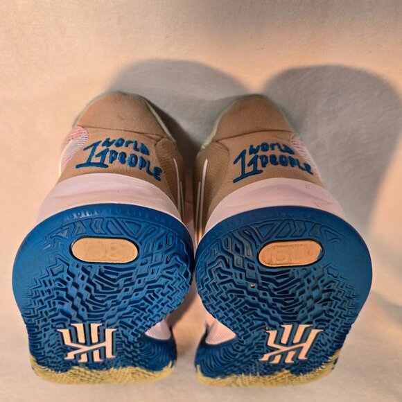 NIKE Kyrie 7 Exclusive "1 World 1 People" Regal Pink Sneakers Size 6.5Y 8W 6.5M - Picture 10 of 16